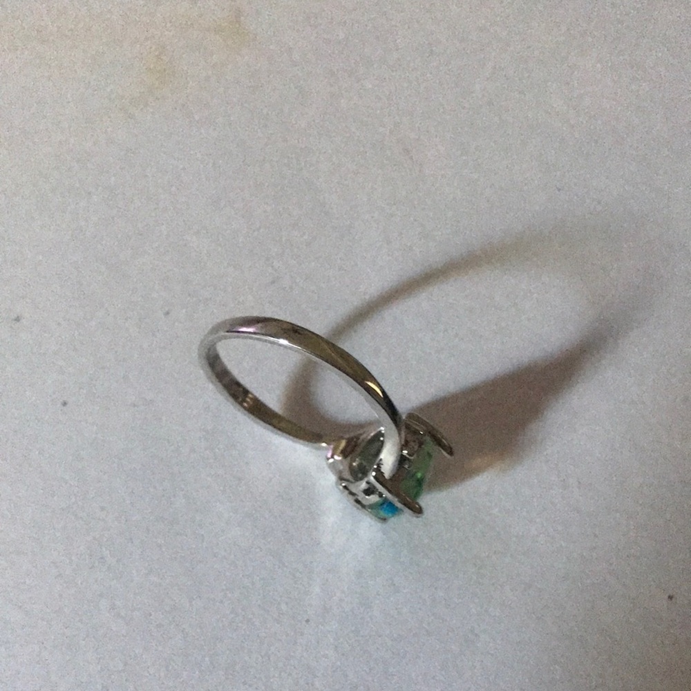 925 Silver Ring With Lap Opal Ring - image 3